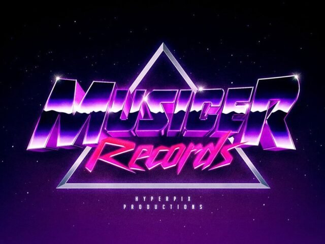 80s Logo & Text Effect PSD