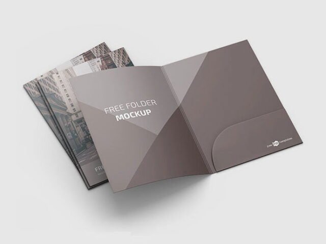 A4 Folder Mockup
