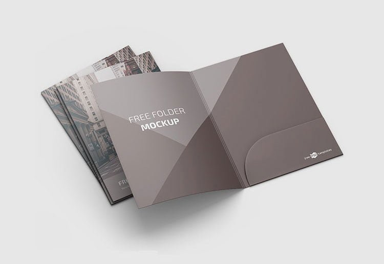 A4 Folder Mockup