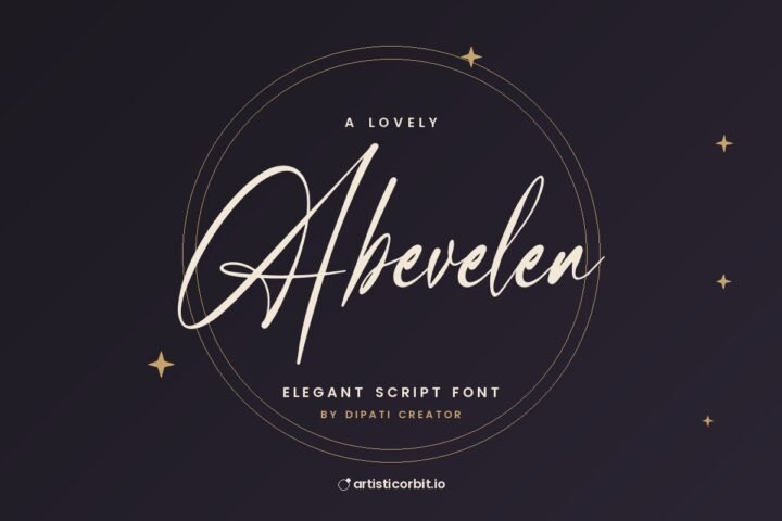 Abevelen font preview