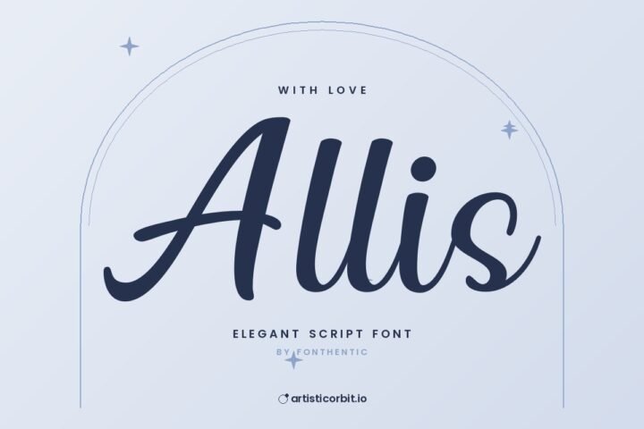 Allis font preview