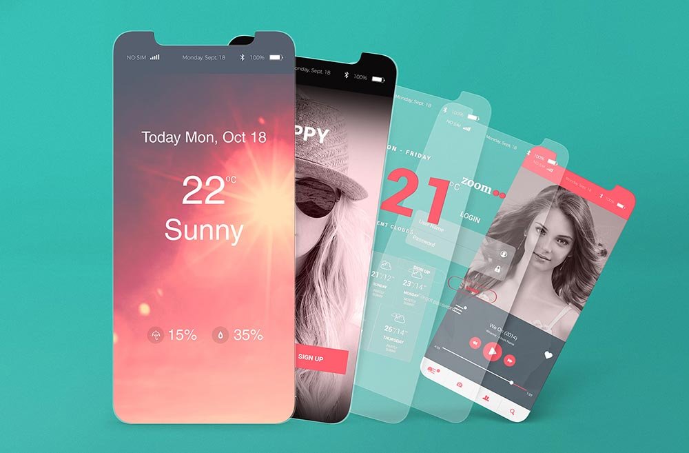 App Presentation Mockups