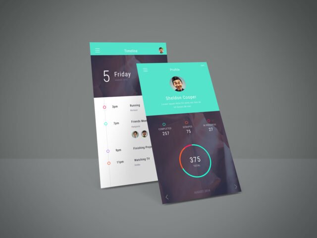 App Screen Showcase Mockup