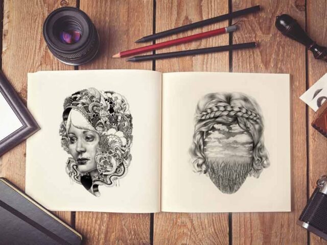 Artist Sketchbook Mockup