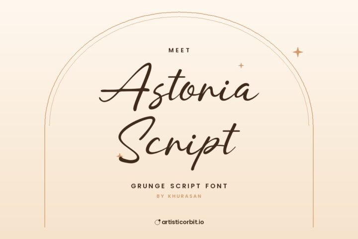 Astoria Script font preview