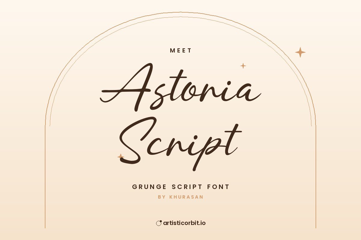Astoria Script font preview