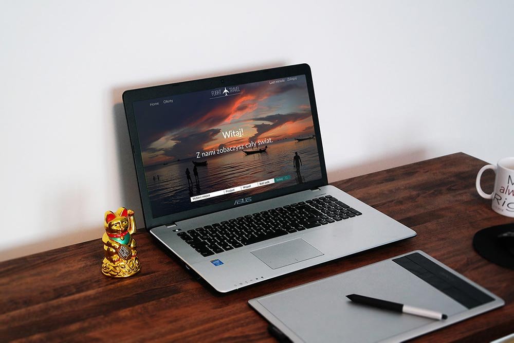 Asus Laptop Mockup