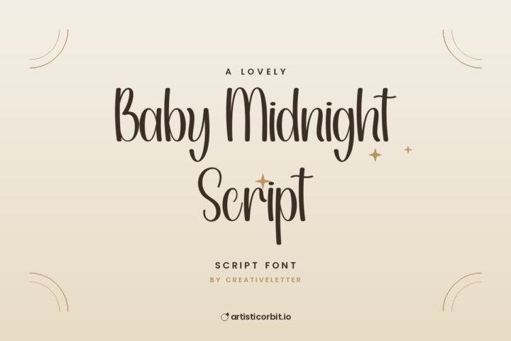 Baby Midnight Script font preview