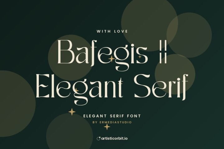 Bafegis || Elegant Serif font preview