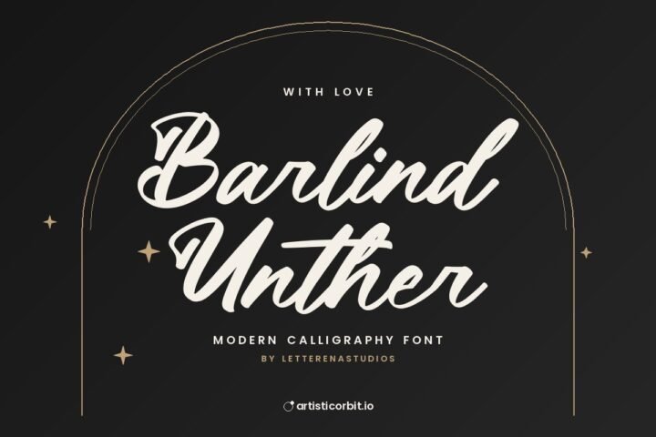 Barlind Unther font preview