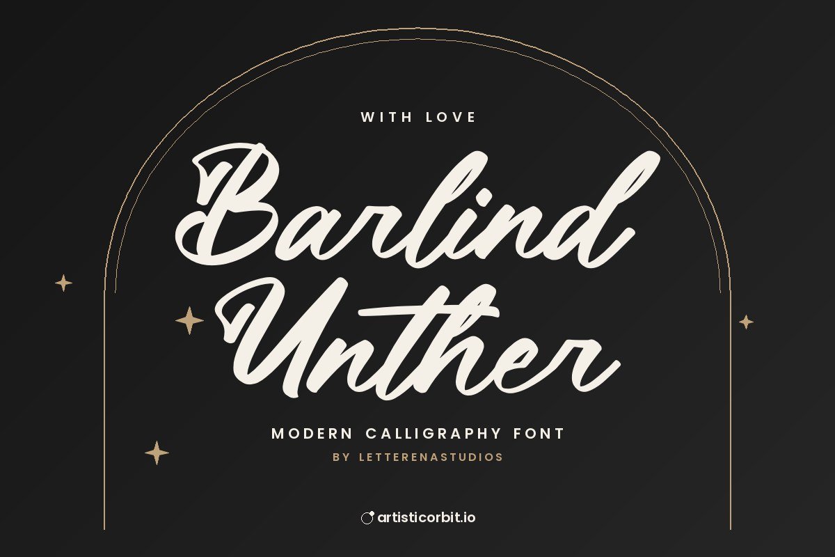 Barlind Unther font preview