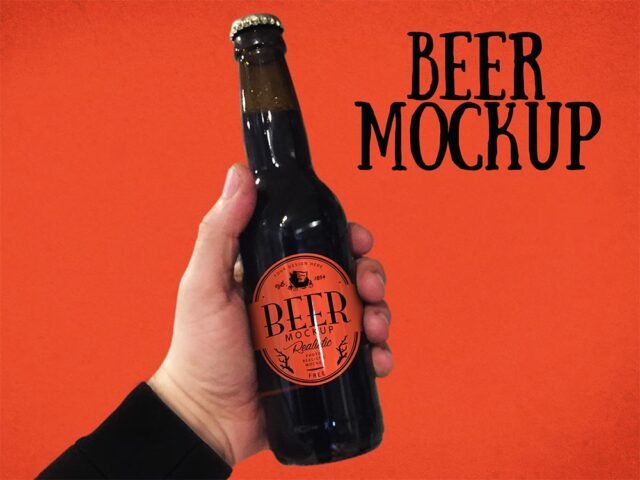 Beer Bottle Mockup