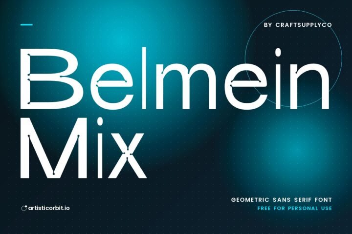 Belmein Mix font preview