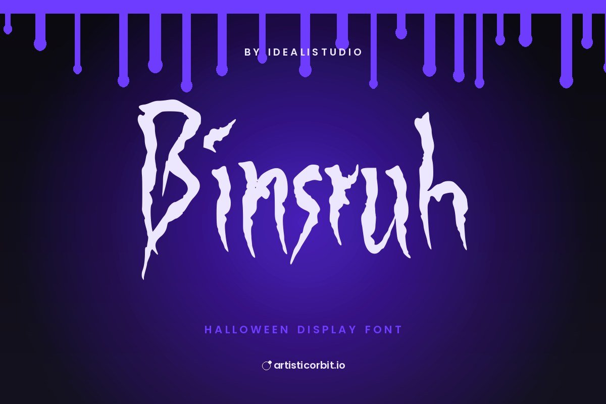 Binsruh font preview