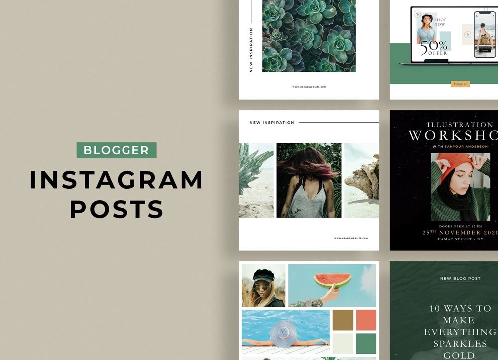 Blogger Instagram Post Templates