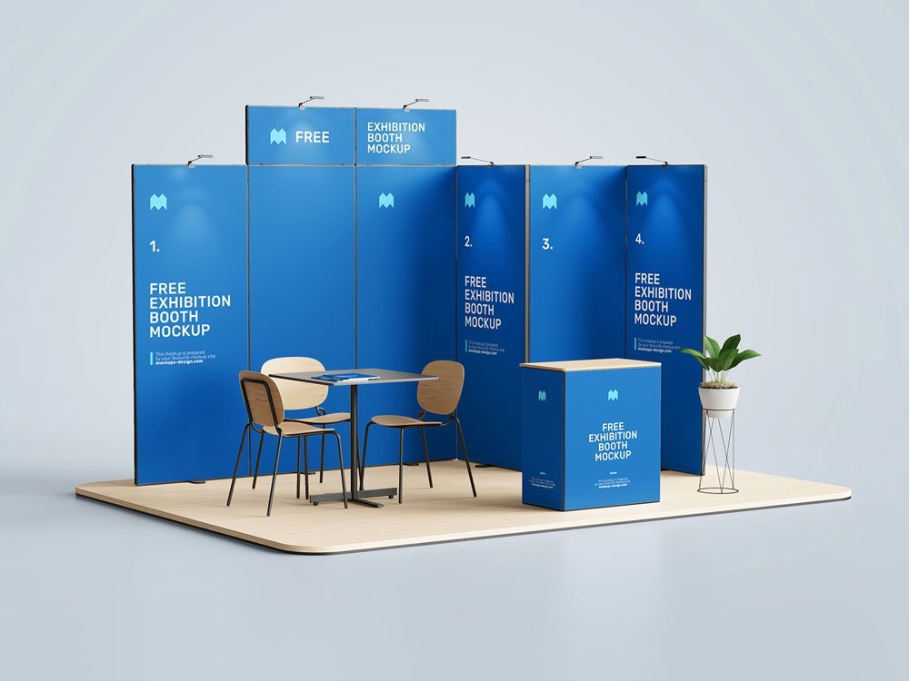 Booth Exhibition Mockup