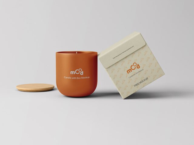 Box Candle Mockup
