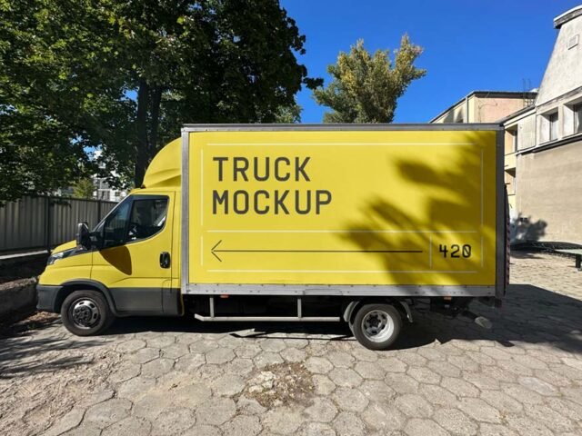 Box Truck Mockup
