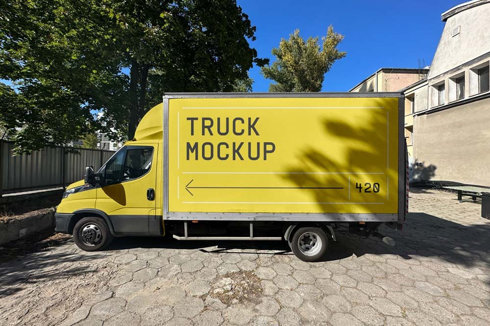 Box Truck Mockup