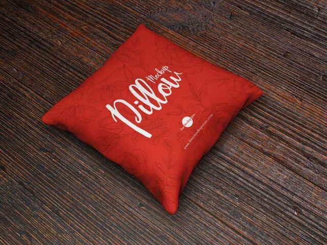 Brand Square Pillow Mockup