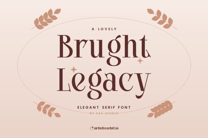 Brught Legacy font preview