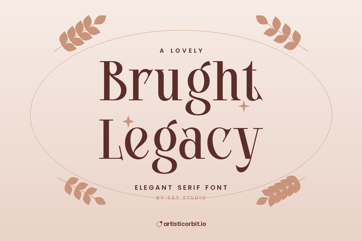 Brught Legacy font preview
