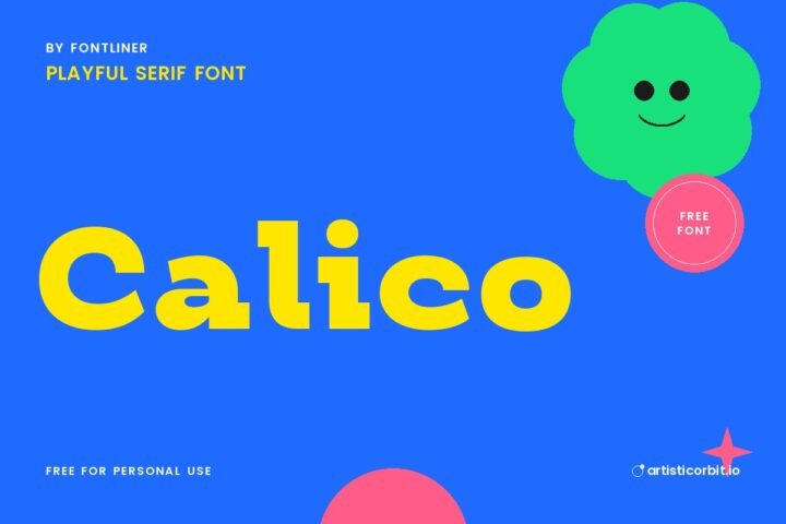 Calico font preview