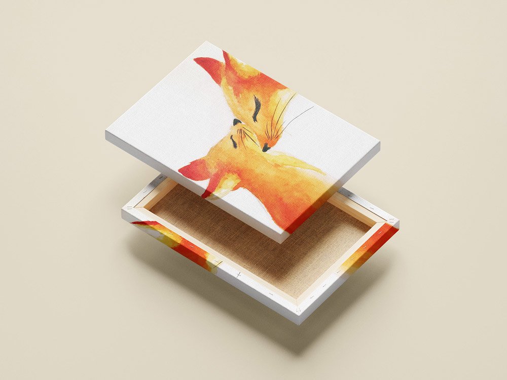 Canvas Mockup PSD