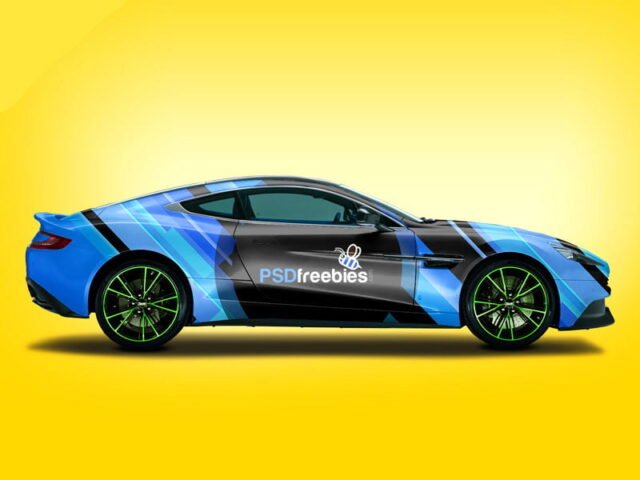 Car Branding Mockup
