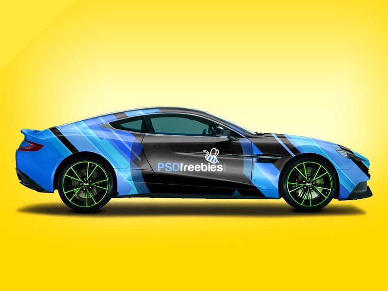 Car Branding Mockup
