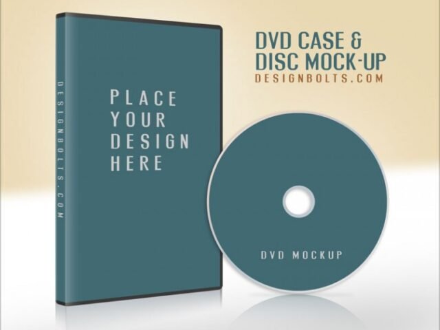 CD / DVD Case Disc Mockup