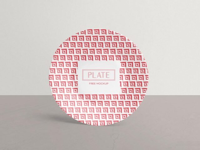 Ceramic Plate Mockup