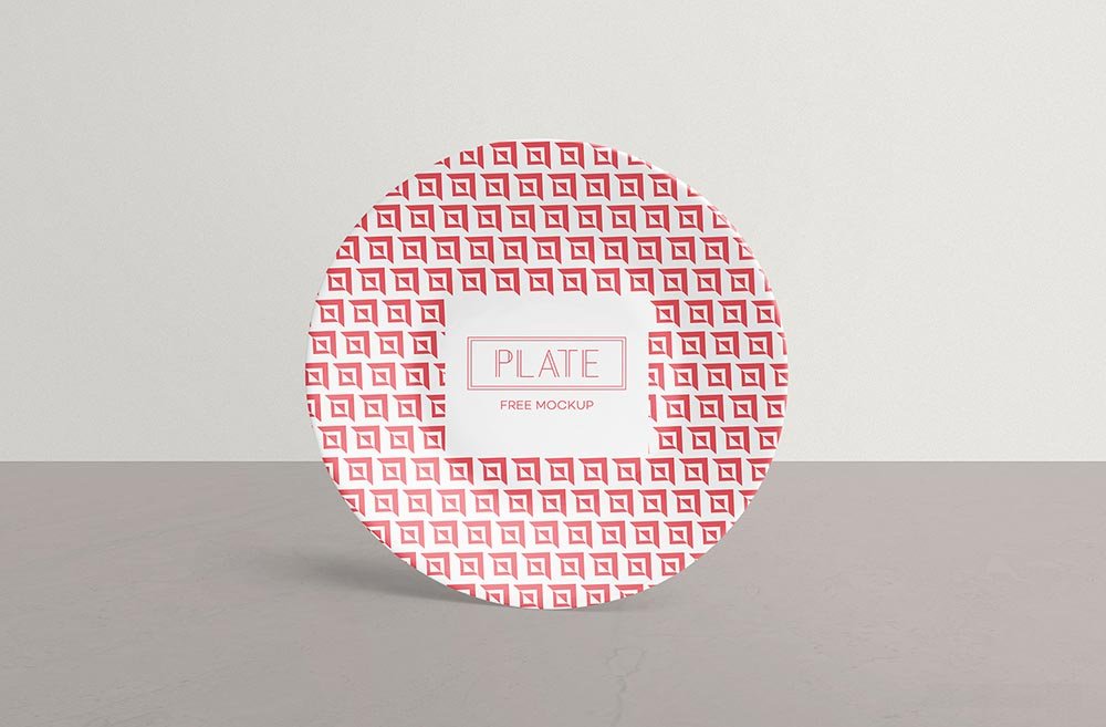 Ceramic Plate Mockup