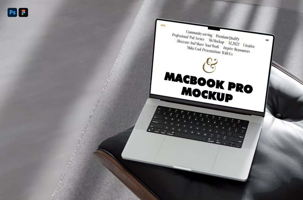 Chair MacBook Pro Mockup