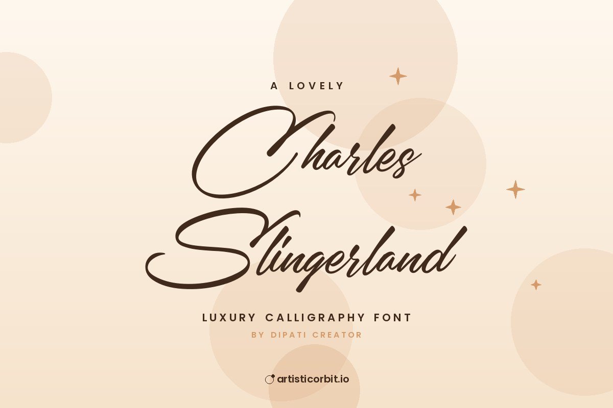 Charles Slingerland font preview