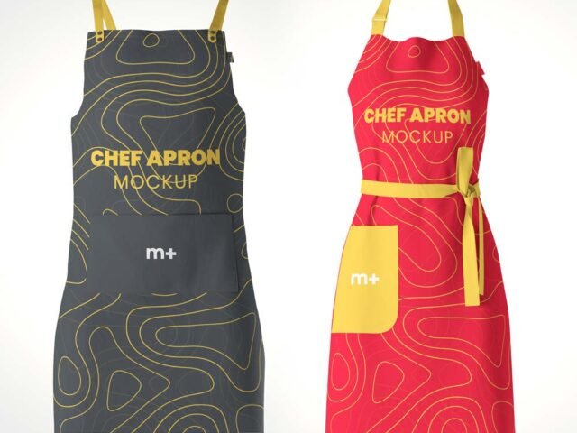 Chef Kitchen Apron Mockup