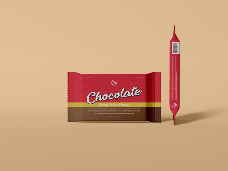 Chocolate Candy Mockup