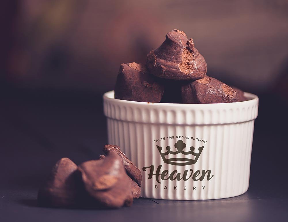 Chocolate Truffles Mockup