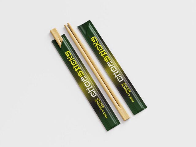 Chopsticks Packaging Mockup