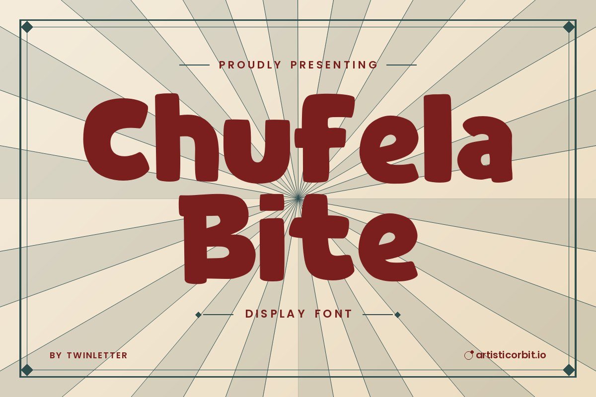 Chufela Bite font preview