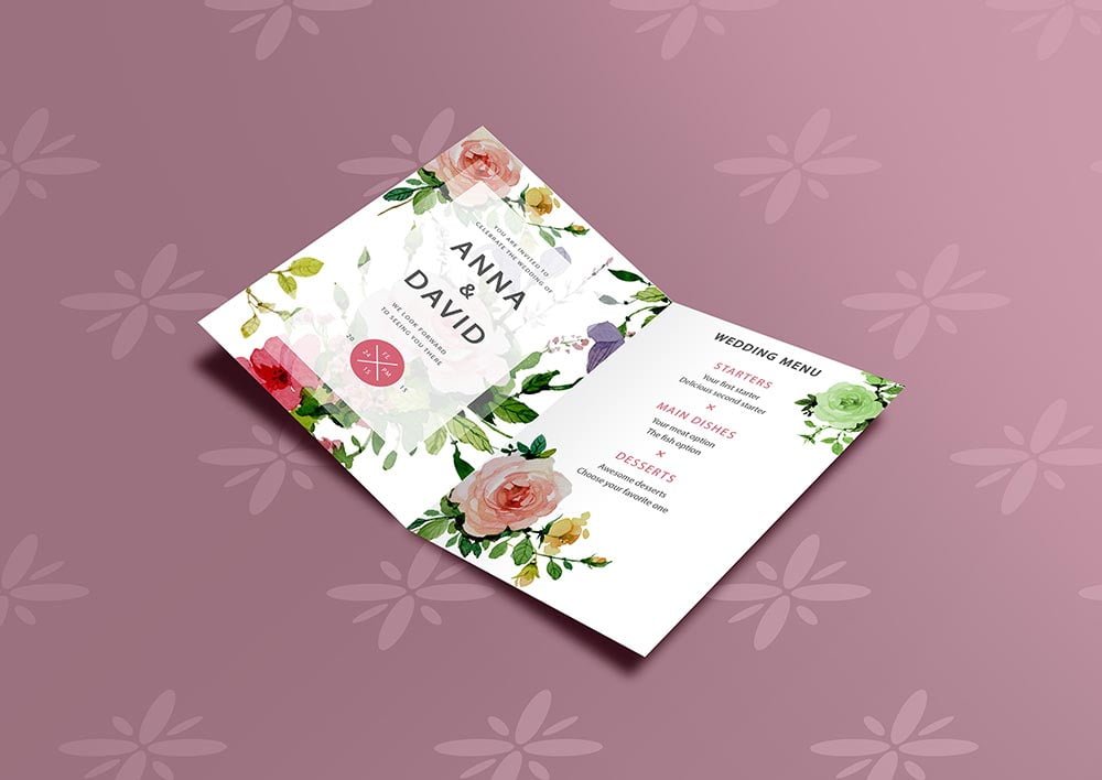 Classic Invitation Card Mockup