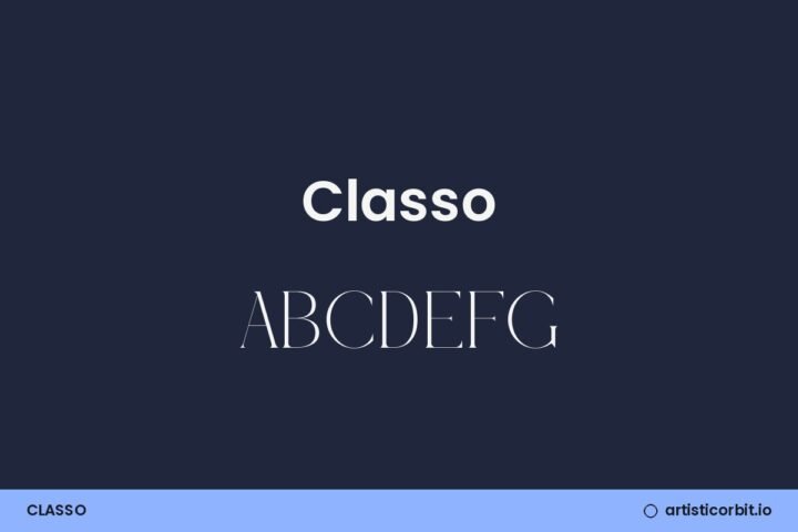 Classo font preview