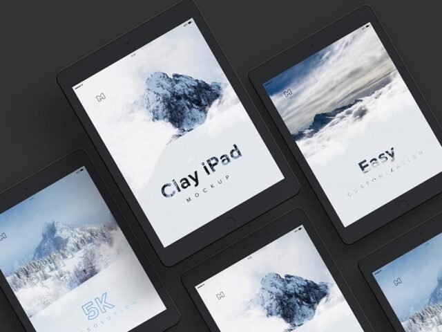 Clay iPad Mockup