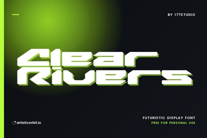 Clear Rivers font preview
