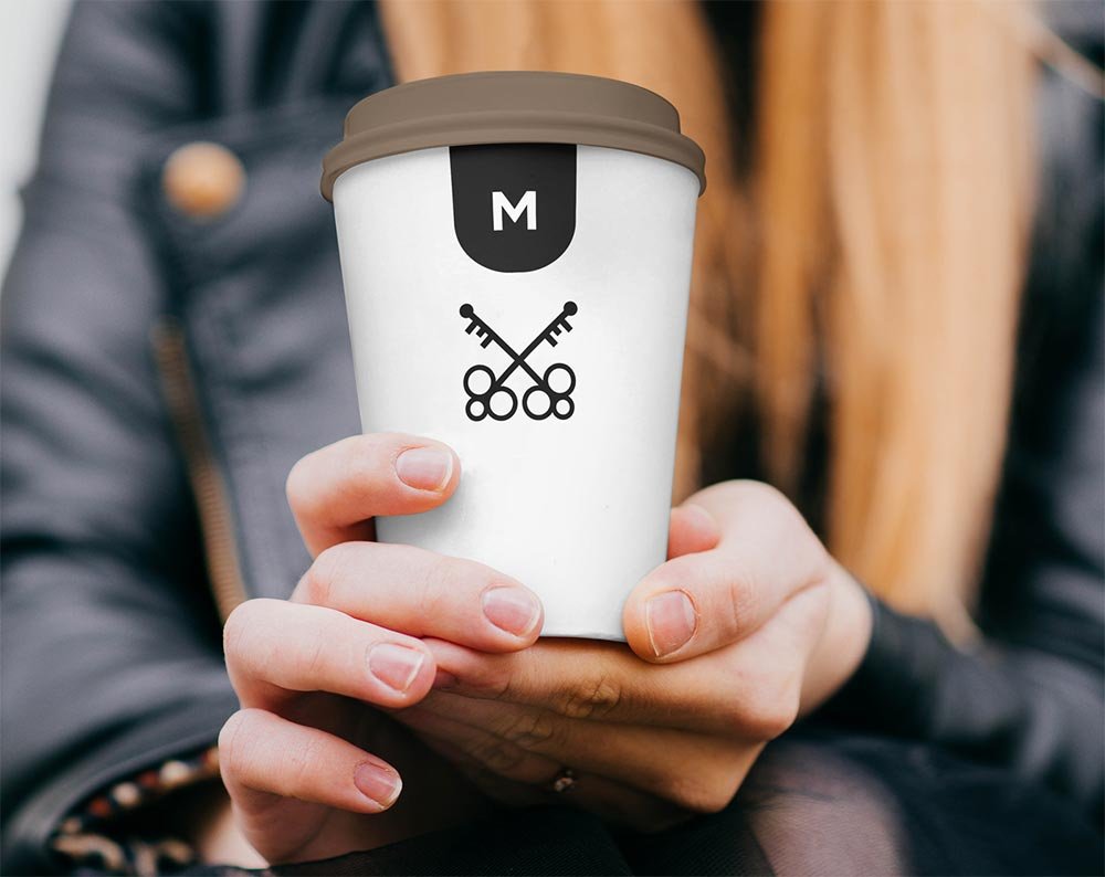 Coffee Cup Mockup in Hands