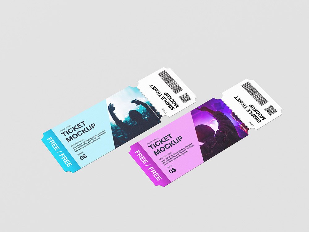 Concert Ticket Mockup