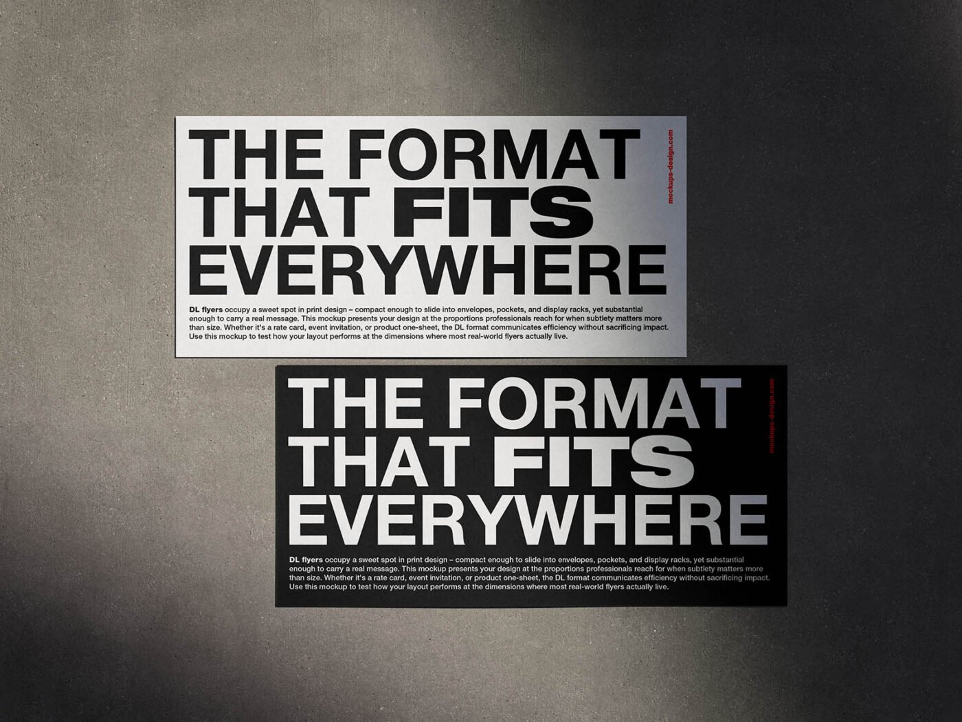 Concrete DL Flyer Mockup