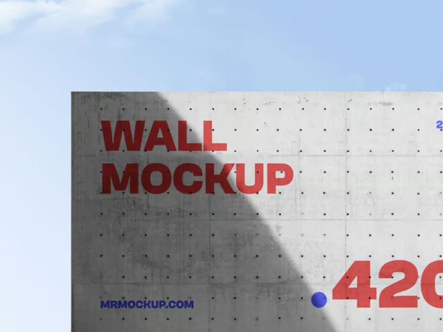 Concrete Wall Mockup