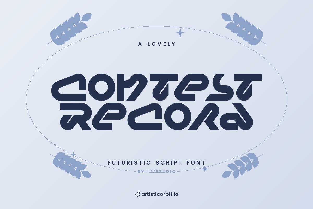 Contest Record font preview