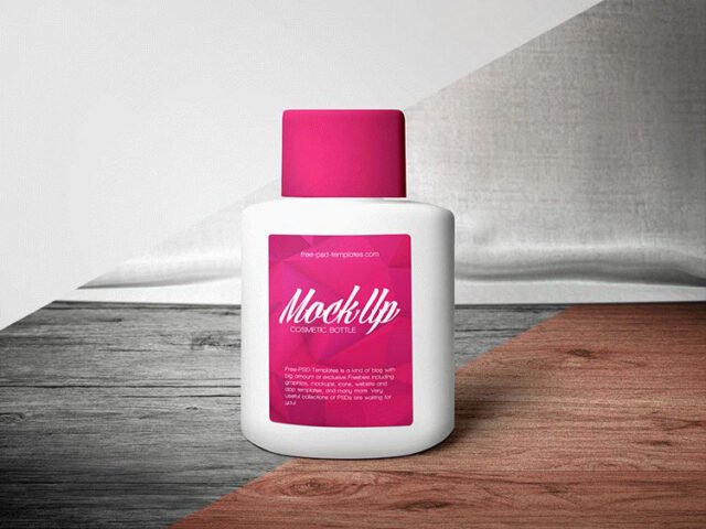 Cosmetic Bottle Mockup